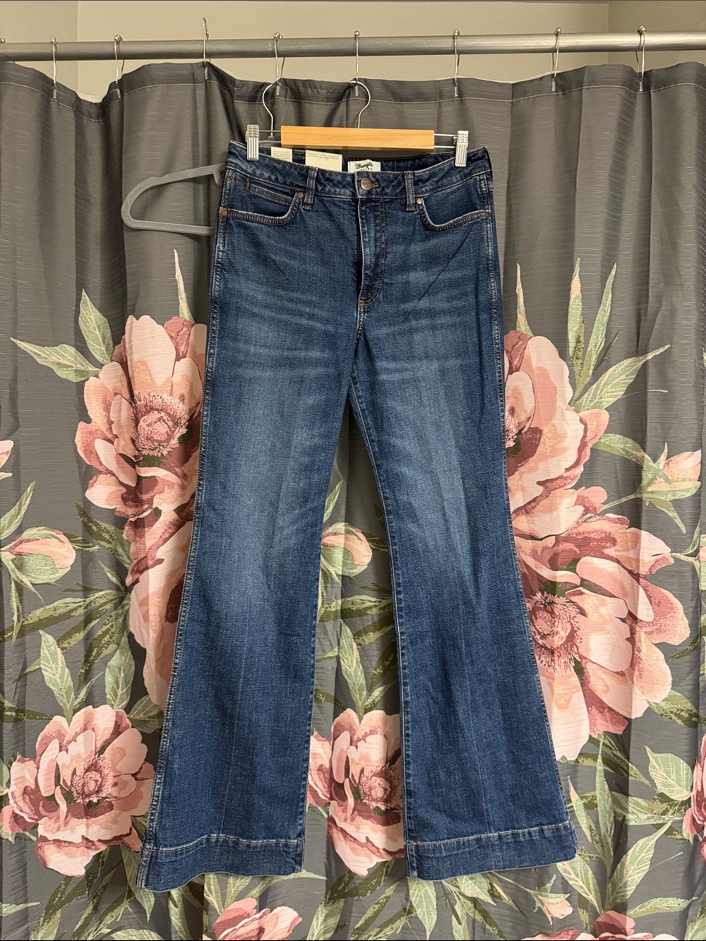 Wrangler Dark Blue Flare Jeans